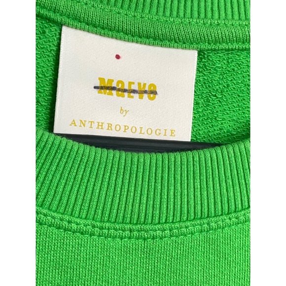 Anthropologie Maeve Seahorse Sweater Tufted Green Pullover Sweatshirt Sz XL New - Picture 8 of 8